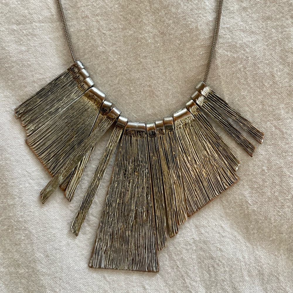 Gold statement necklace urban outfitters